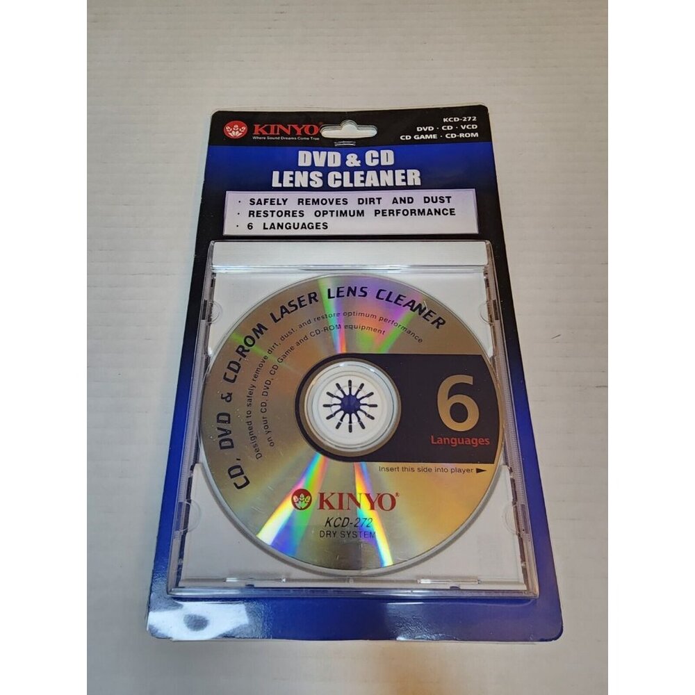 Kenyo Compact Disc Lens Cleaner. Single brush dry system. KCD-272.